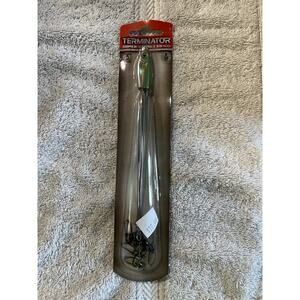 Terminator Super Stainless Rig S-1 8" Umbrella Rig Chartreuse White Shad NEW